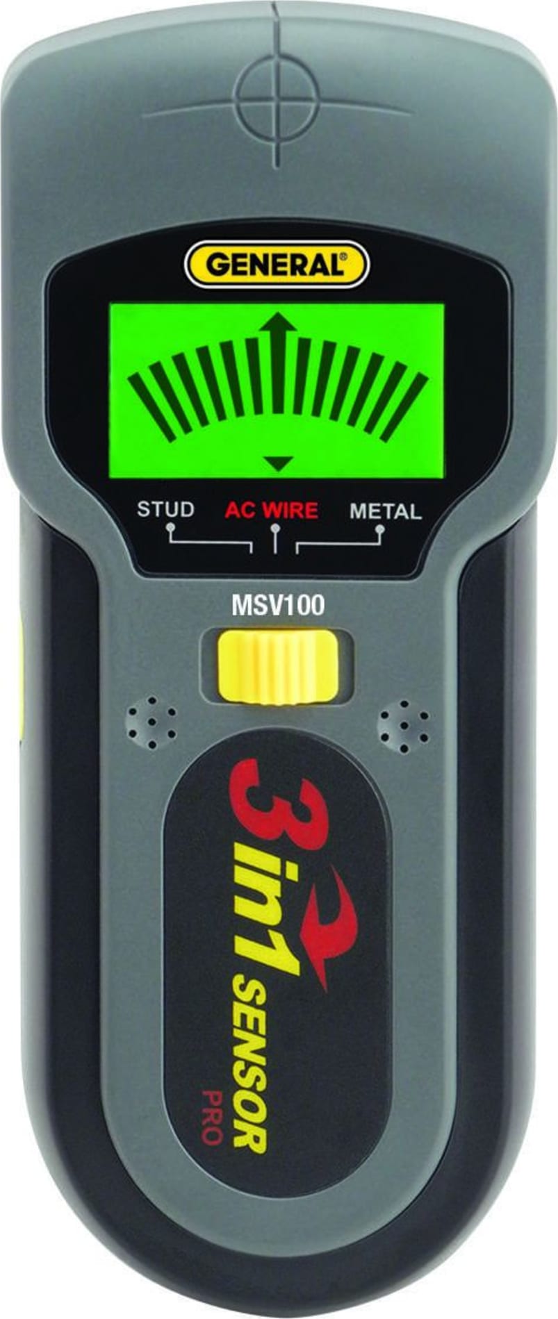 General Tools MSV100 - 3-in-1 LCD Stud/Voltage/Metal Detector