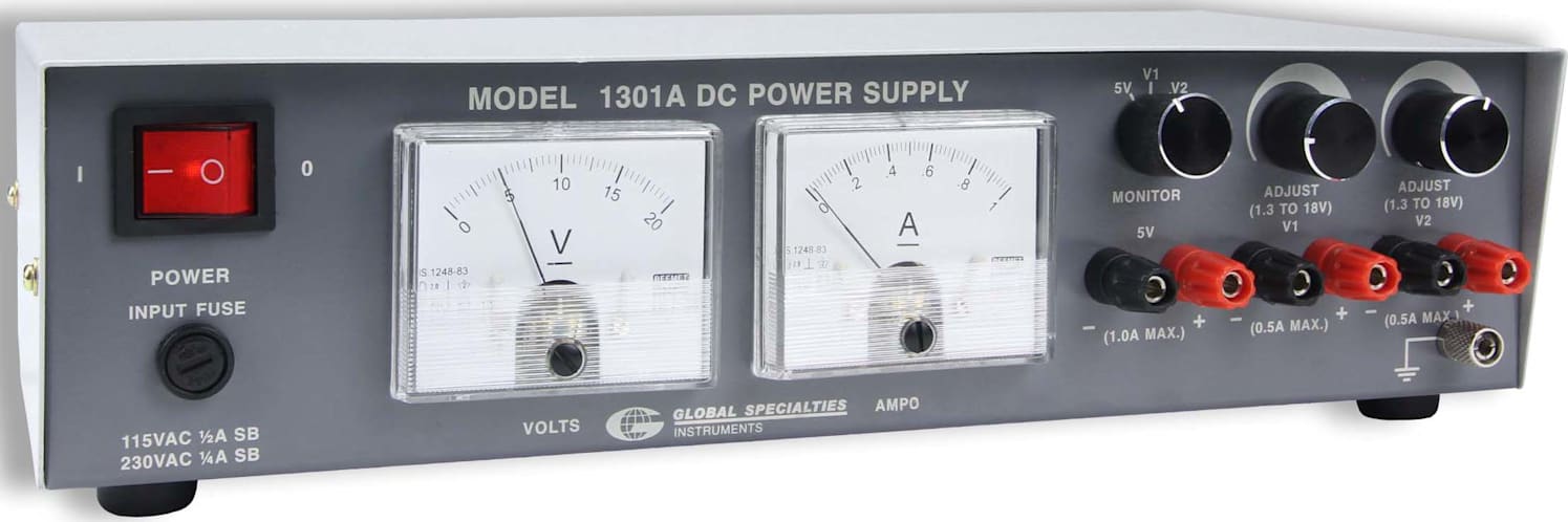 Global Specialties 1301 Triple Output DC Power Supply