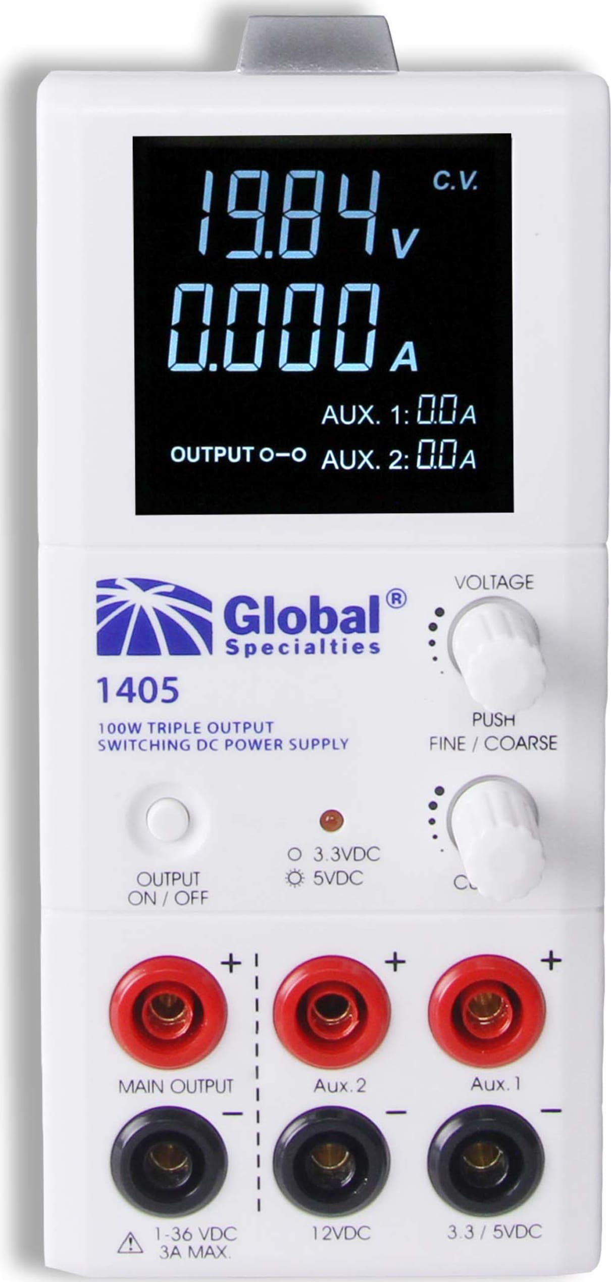 Global Specialties 1405 - Triple Output Switching DC Power Supply