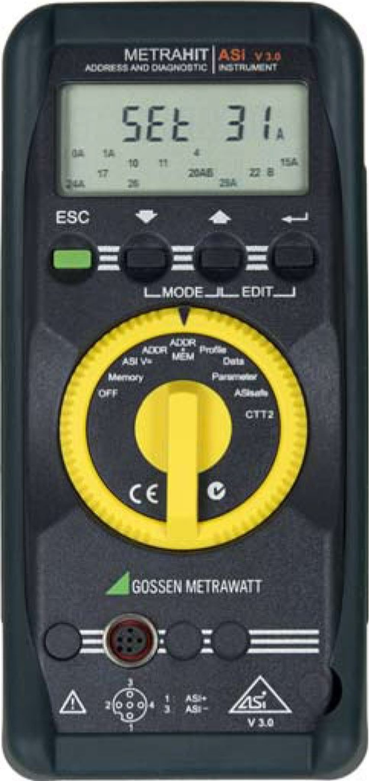 Gossen Metrawatt ASi Bus Tester - Diagnostics and Addressing Tool, ASi Version 3.0
