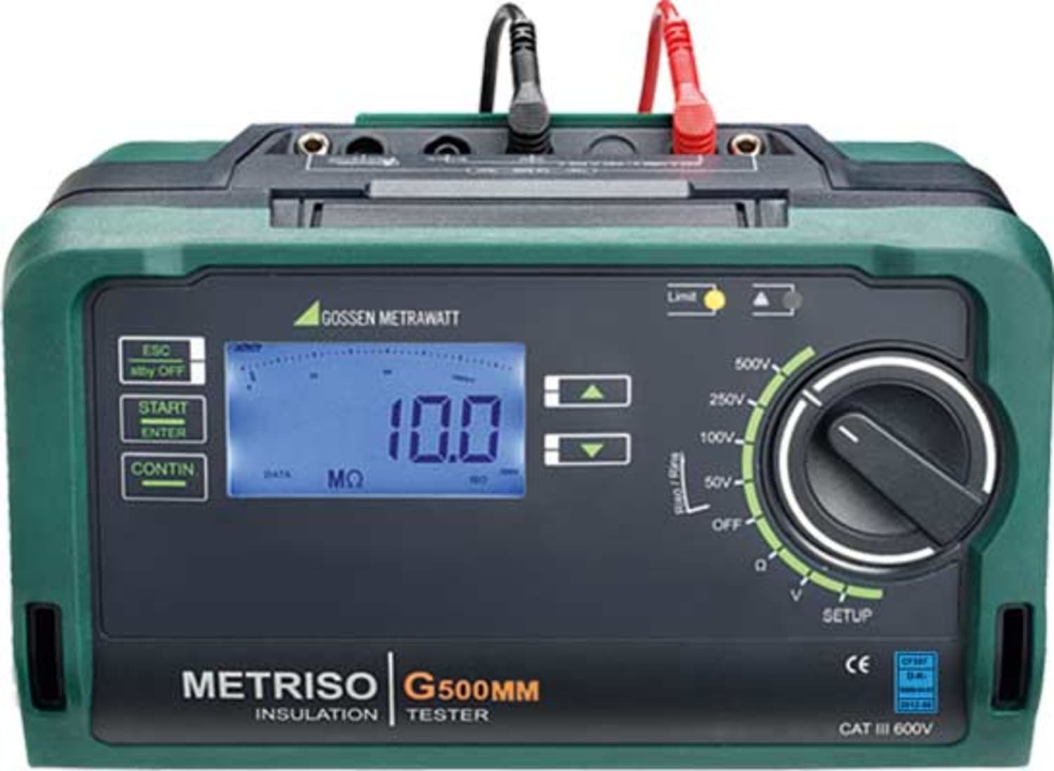 Gossen M550J METRISO G500MM SET Test Instruments for Insulation and Voltage Measurements