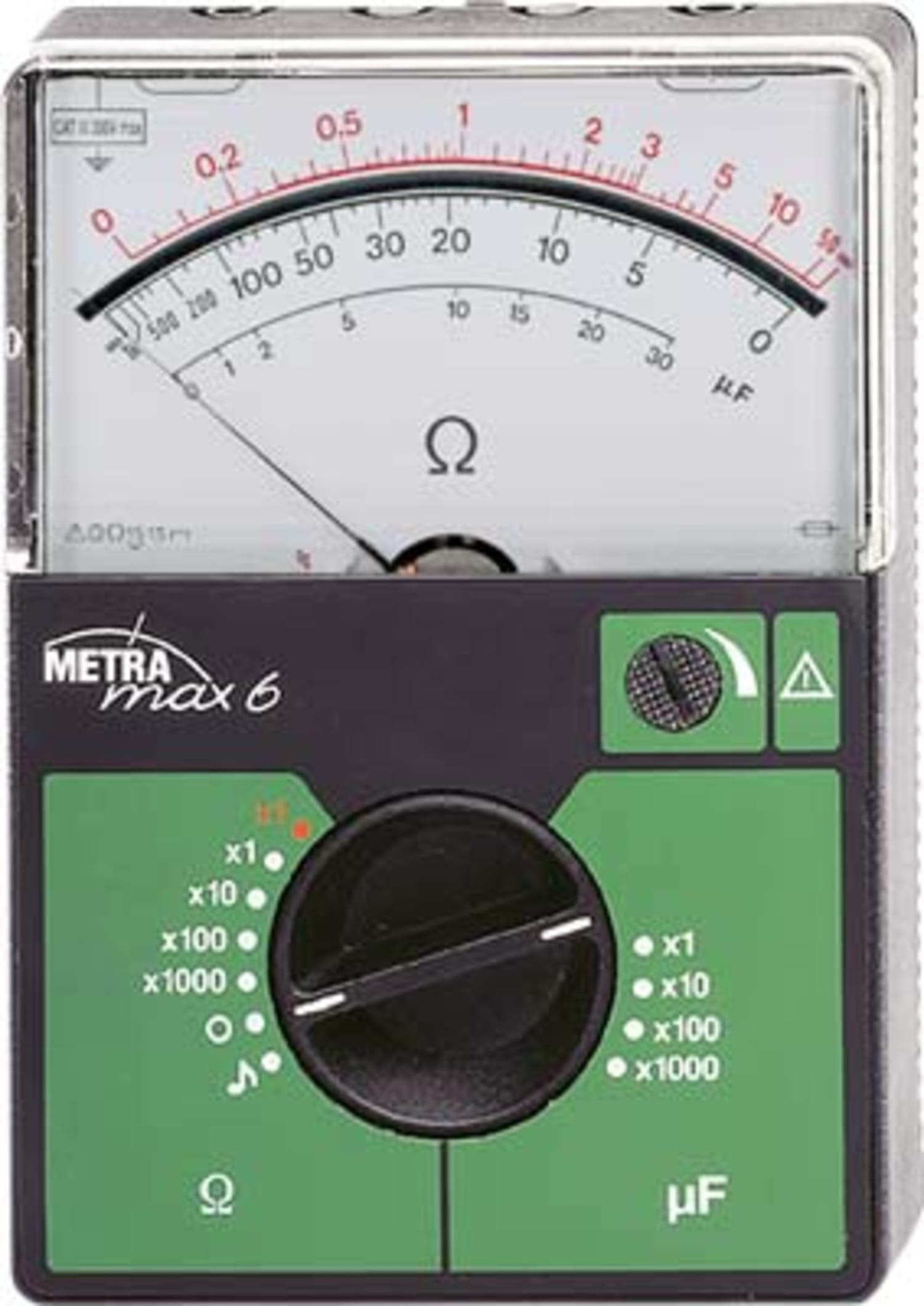 Gossen Metrawatt METRAmax 6 Ohmmeter, Analog Indication