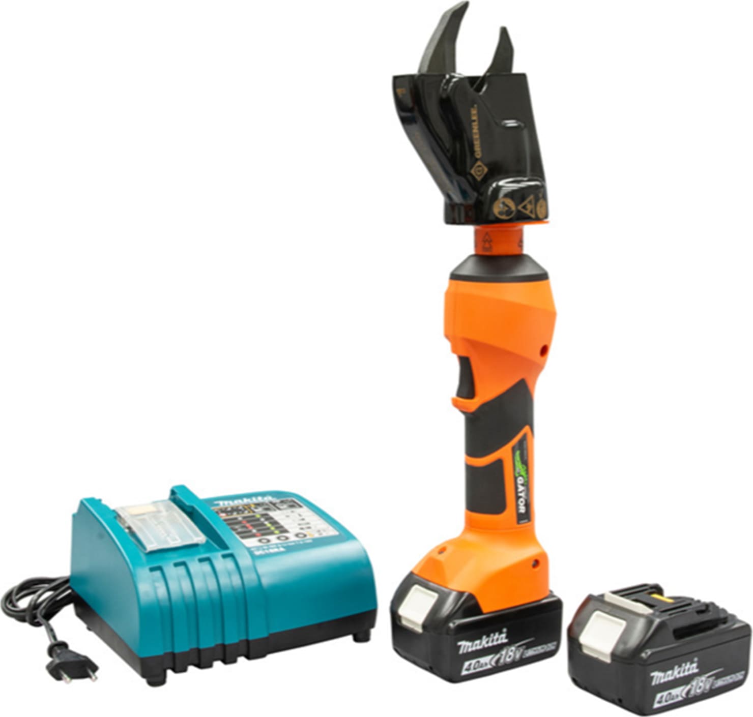 Greenlee 32mm Insulated In-Line Cable Cutter with 230V Charger