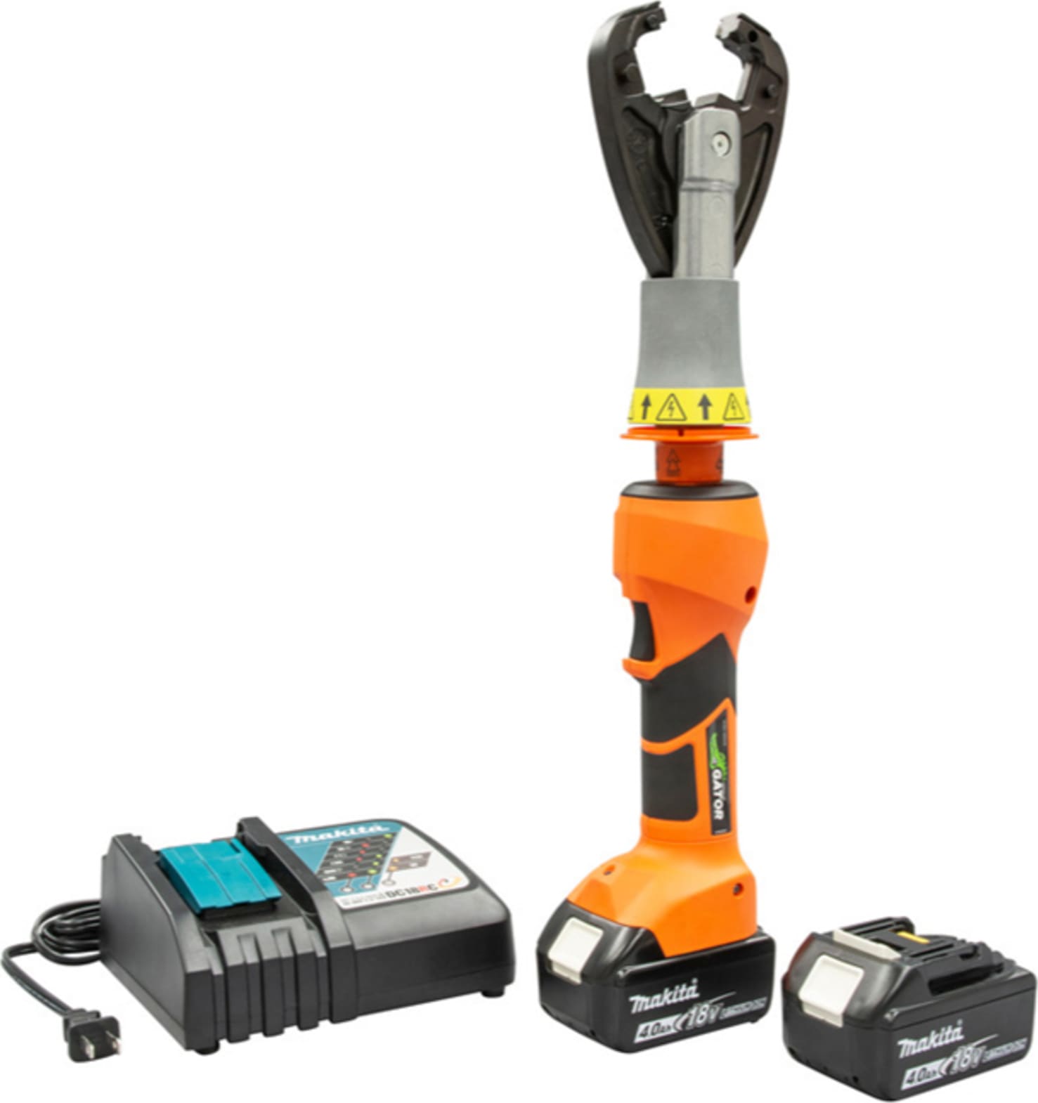 Greenlee EK425VXK11 - 6 Ton Insulated In-line Crimper with CJK Head and 120V Charger