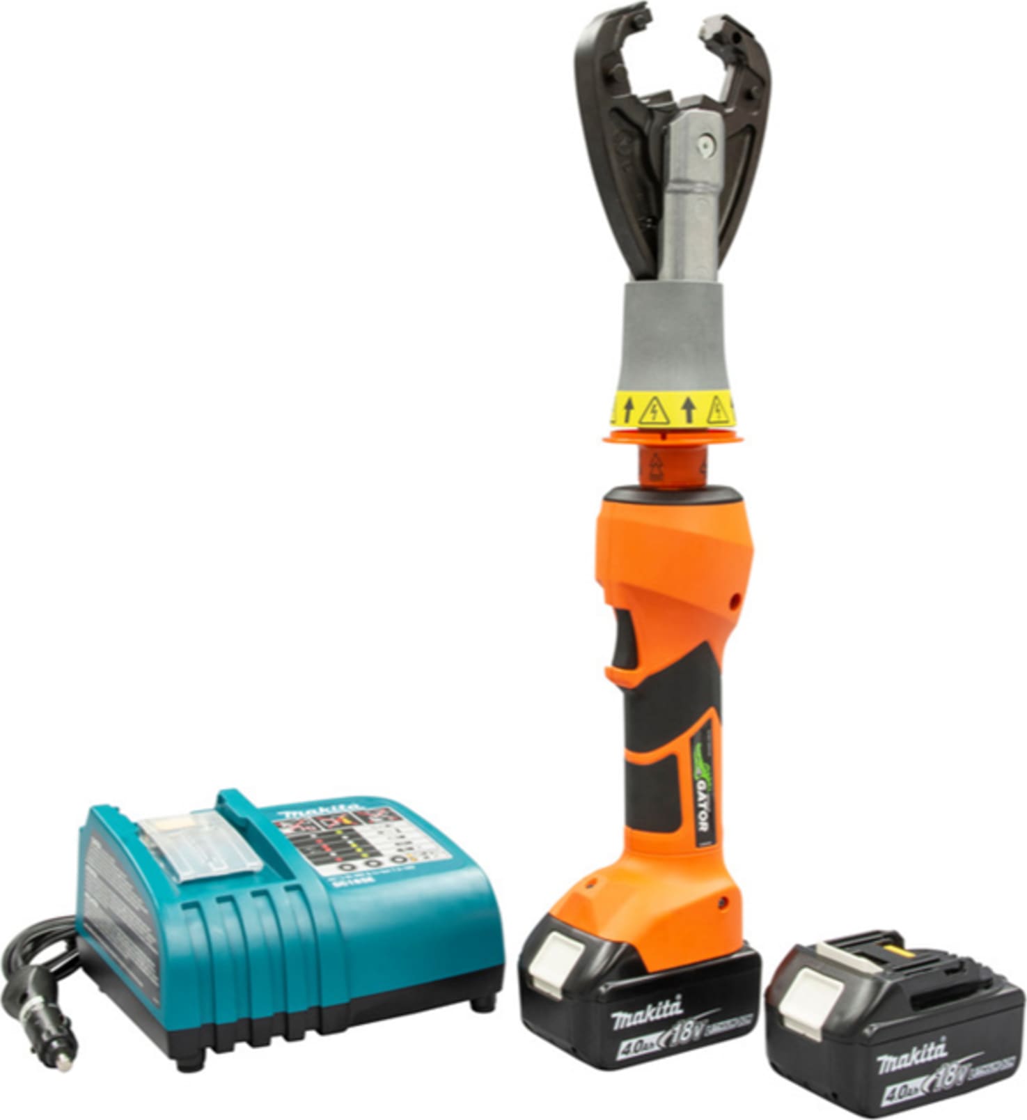 Greenlee EK425VXK12 - 6 Ton Insulated In-line Crimper with CJK Head and 12V Charger