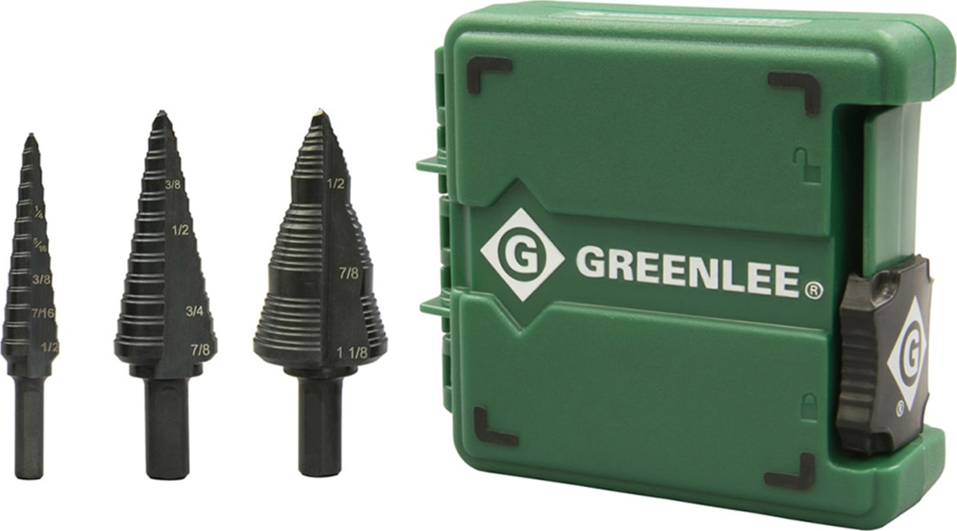 Greenlee GSBSET3 - Step Bit Set