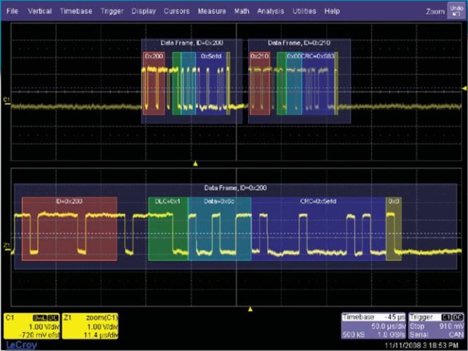 LeCroy -CANBUS TD Can Trigger And Decode Option