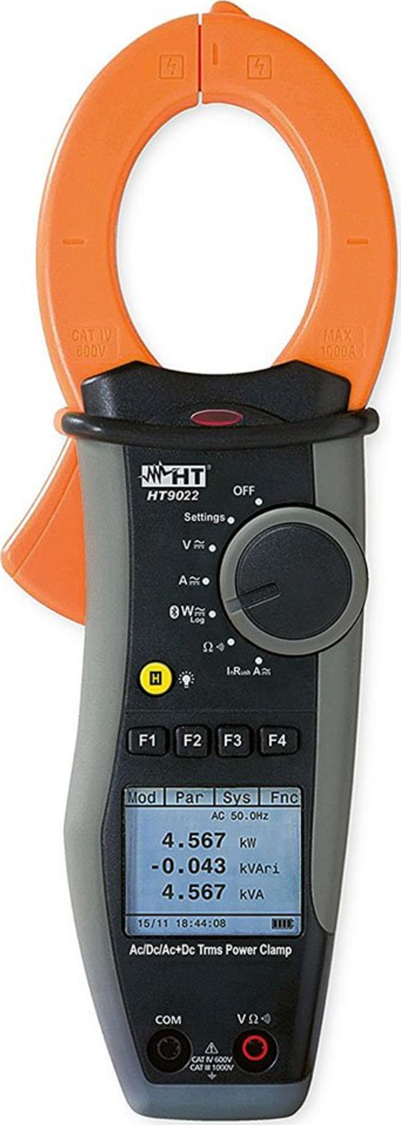 HT Instruments HT9022 Clamp-On Power Quality Analyzer with Bluetooth Connection