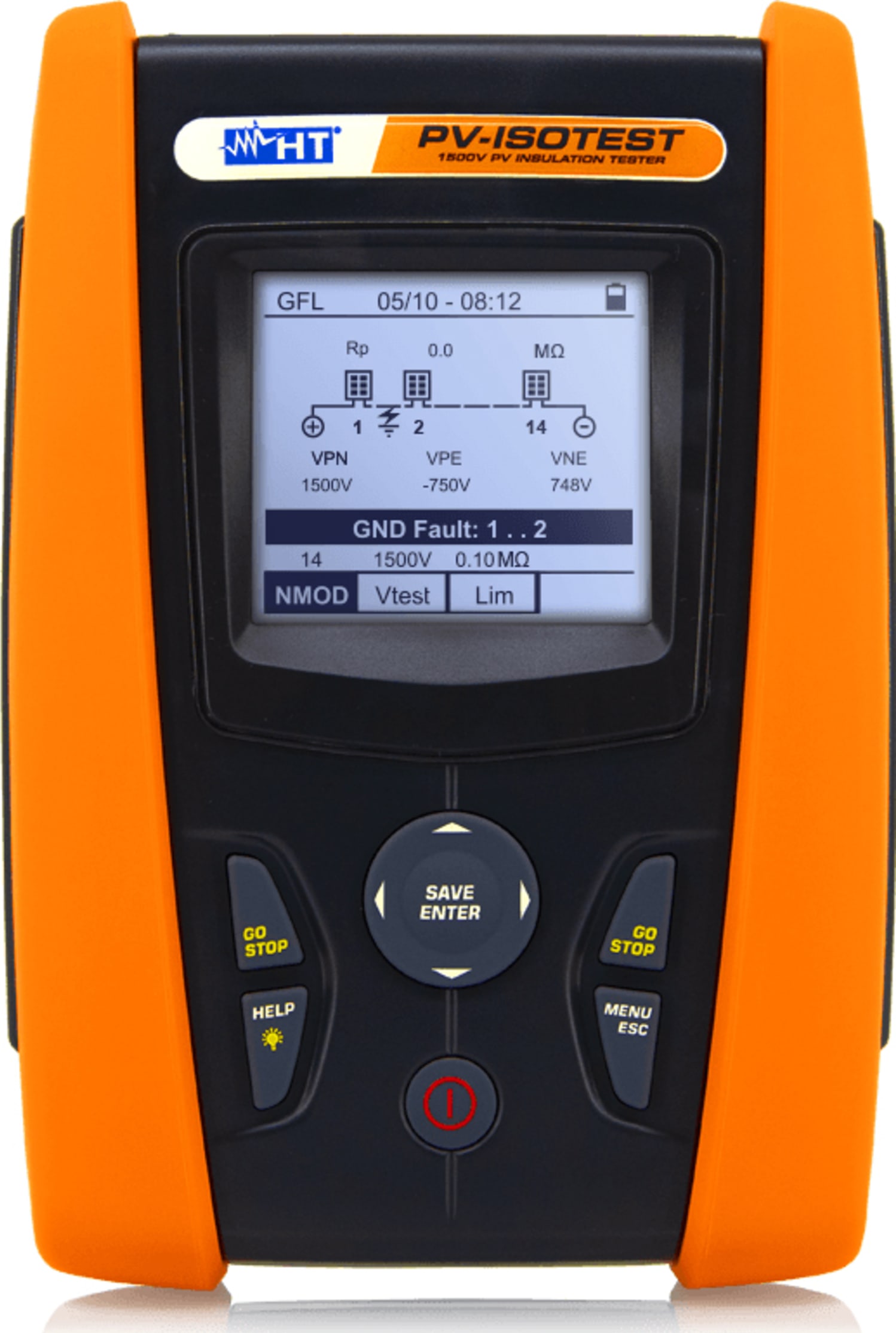 HT Instruments PV-ISOTEST Color Orange-Black