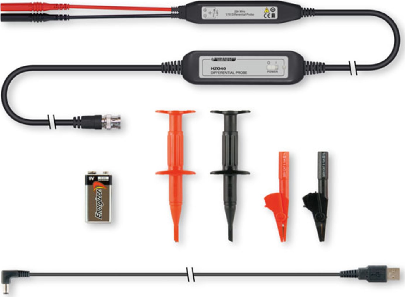 Rohde & Schwarz HZO40 Active Differential Probe 10:1 (200MHz)