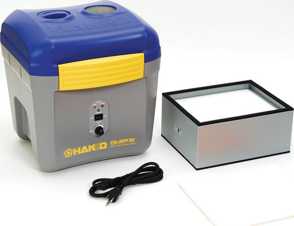 Hakko FA430-16 Fume Extractor With Replacement Kits