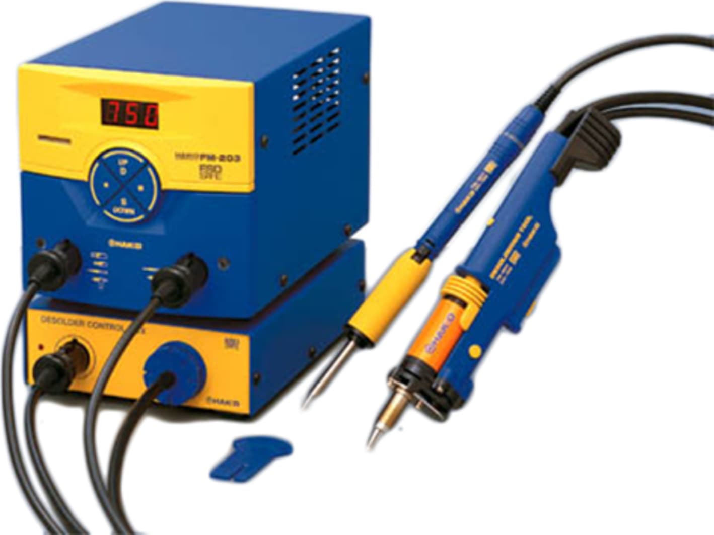 Hakko FM203 Combo ESD-Safe Dual Port Soldering Station with FM-2024 Desoldering Station Combo