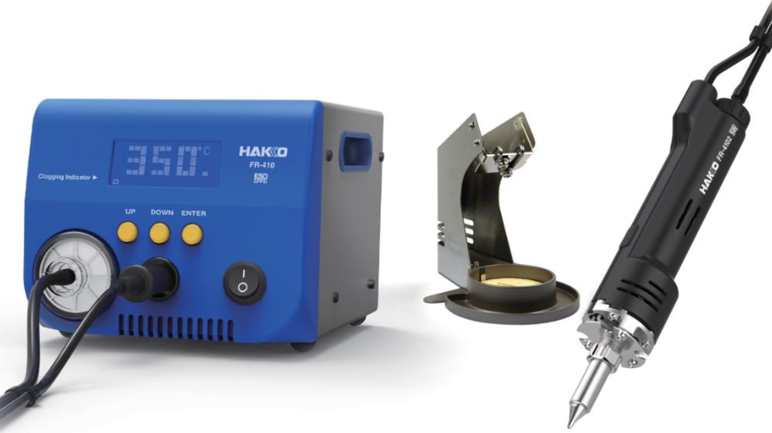 Hakko FR410-03 High Power Desoldering Station with Pencil-Style Desoldering Tool