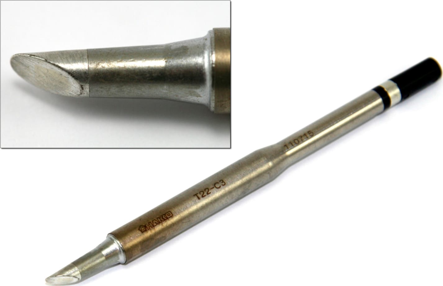Hakko T22-C3 Bevel Tip 3mm/60� x 17mm Heavy Duty