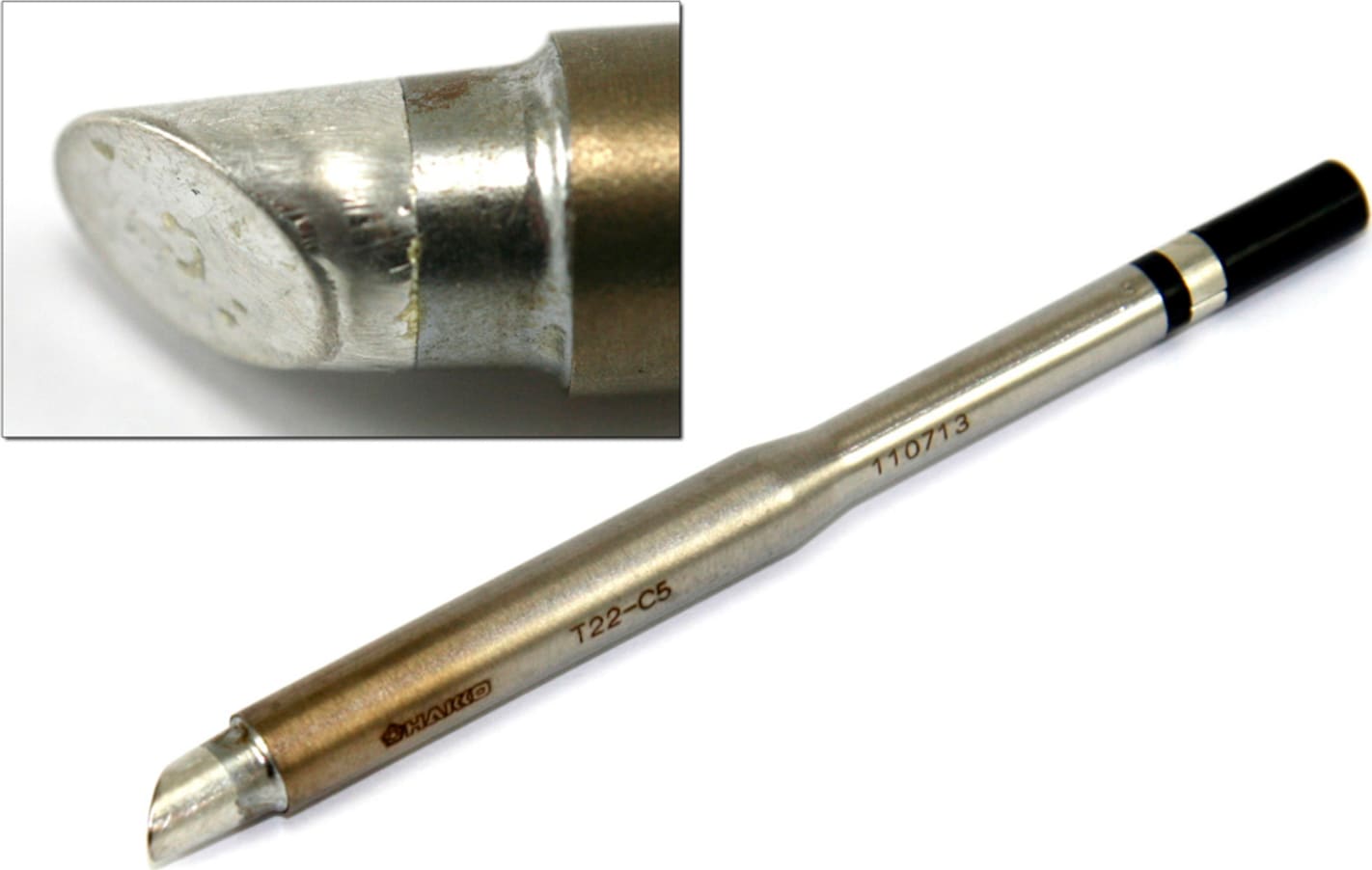 Hakko T22-C5 5mm/45� x 10mm Heavy Duty Bevel Tip