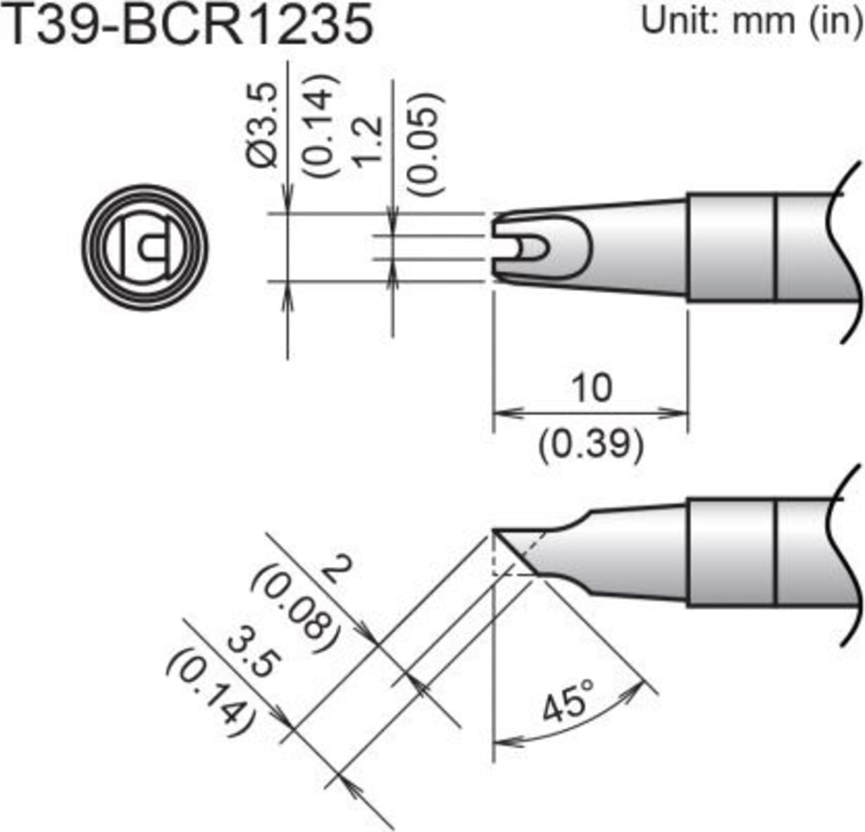 Hakko T39-BCR1235 Diagram
