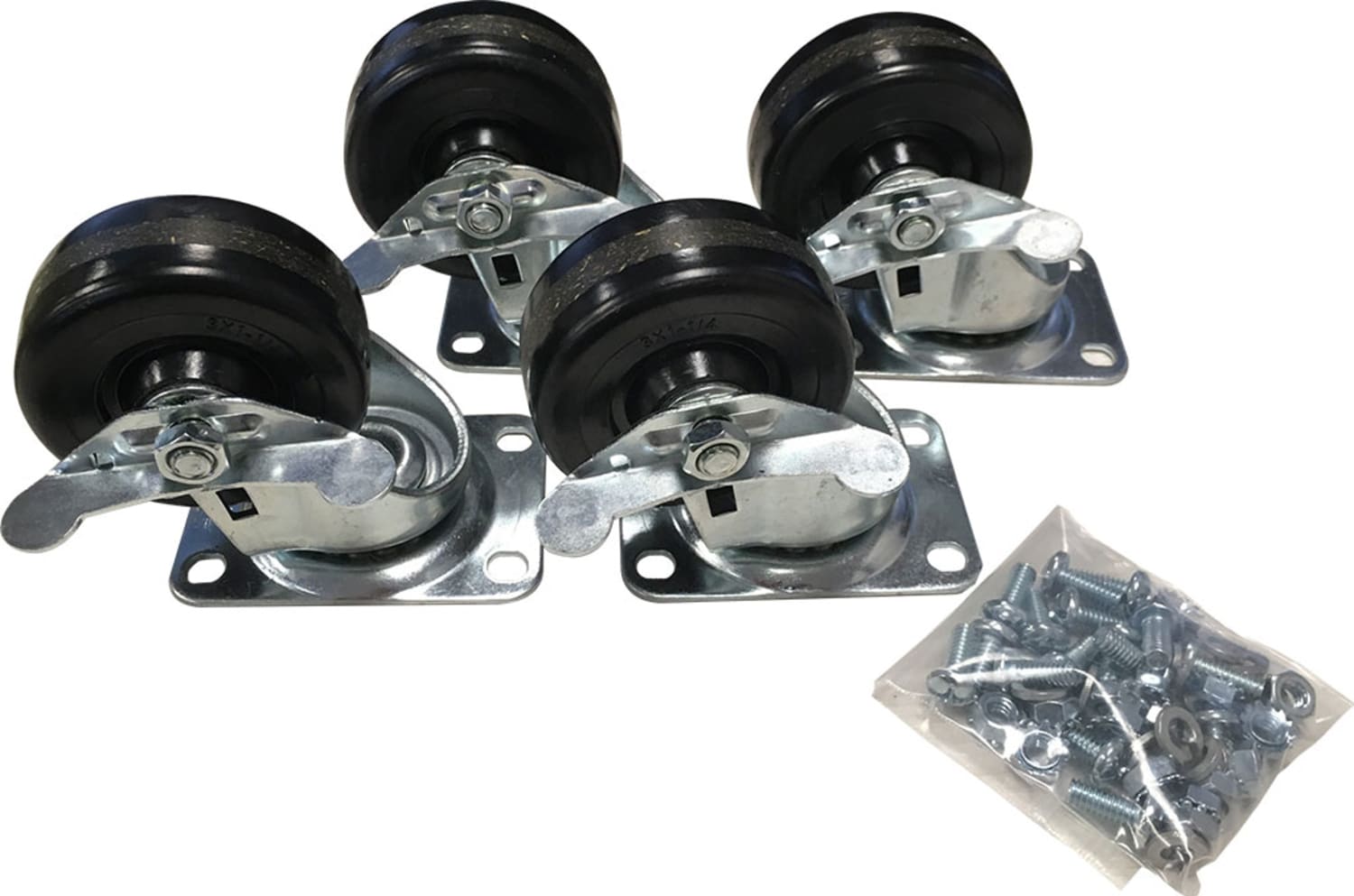 Hammond 1425B Series Cabinet Caster Set