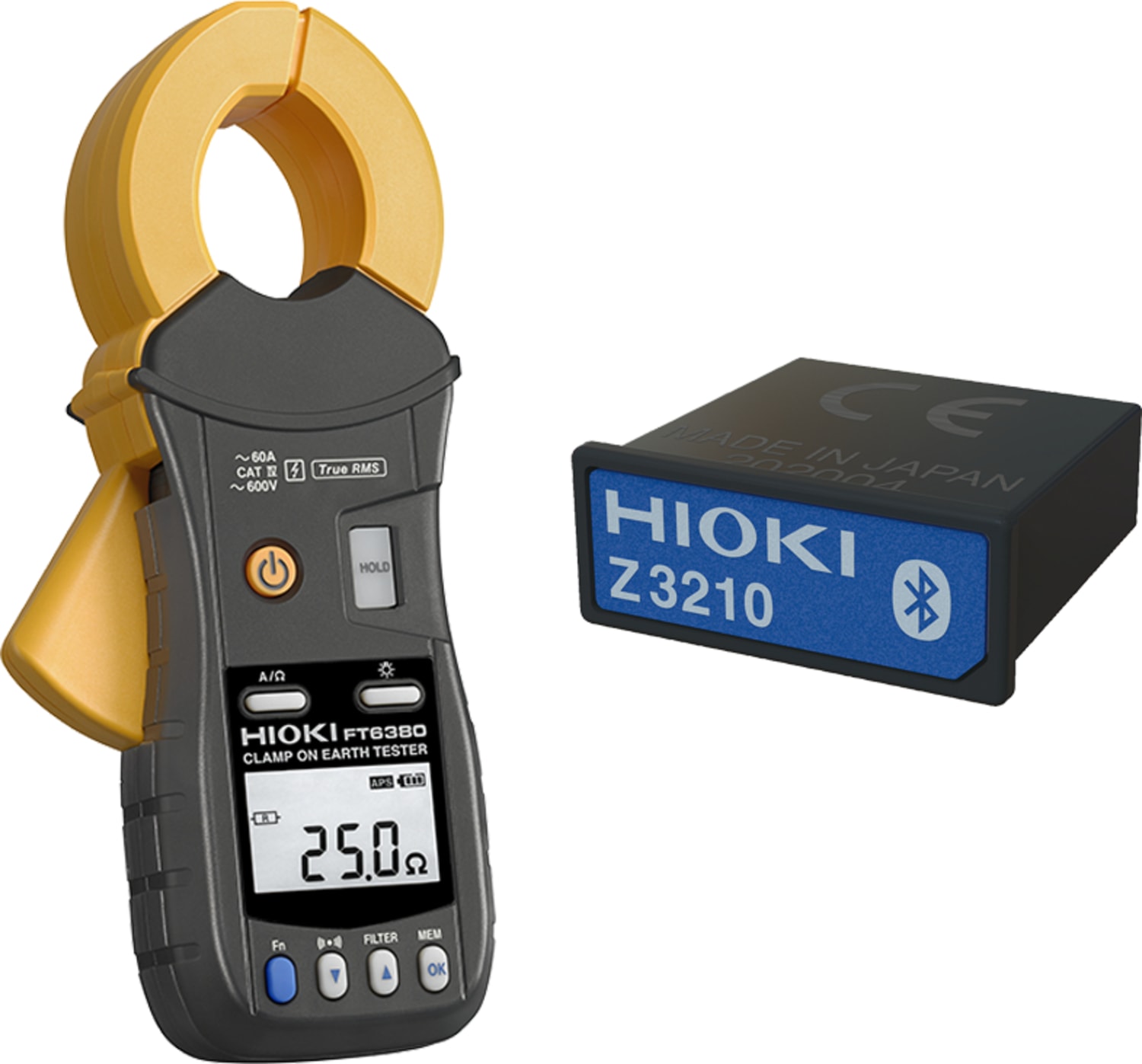 Hioki FT6380-90 - Clamp On Earth Tester with Wireless Adapter