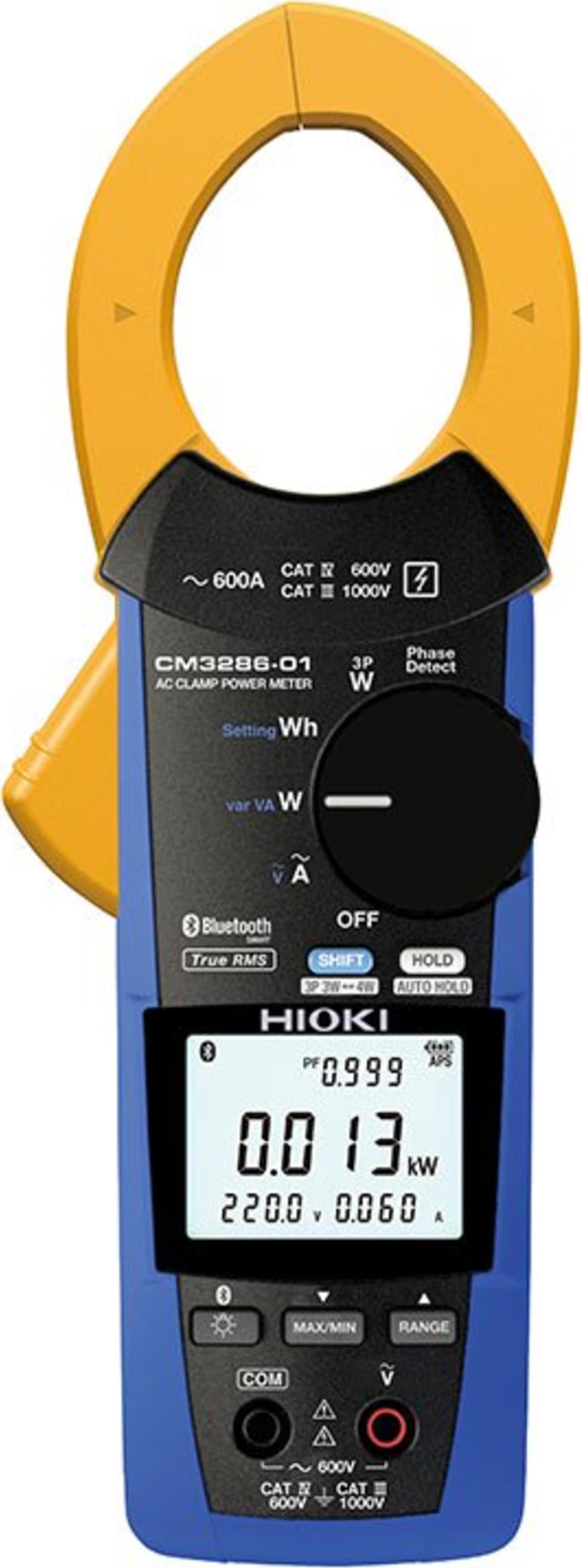 Hioki CM3286-01 Clamp On Power Tester with Bluetooth