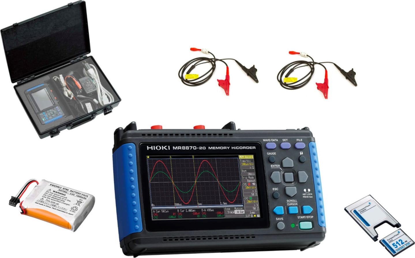 Hioki MR8870-20 PRO KIT - Memory HiCorder Pro Kit