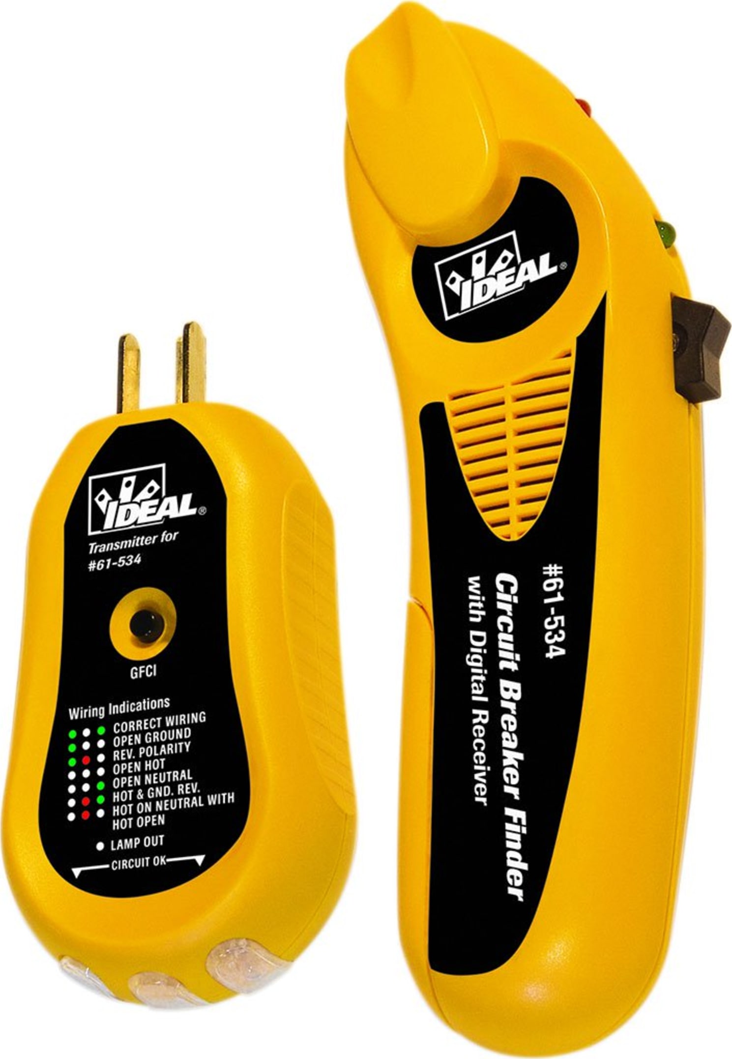 Ideal 61-534 W/GFCI Digital Breaker Finder