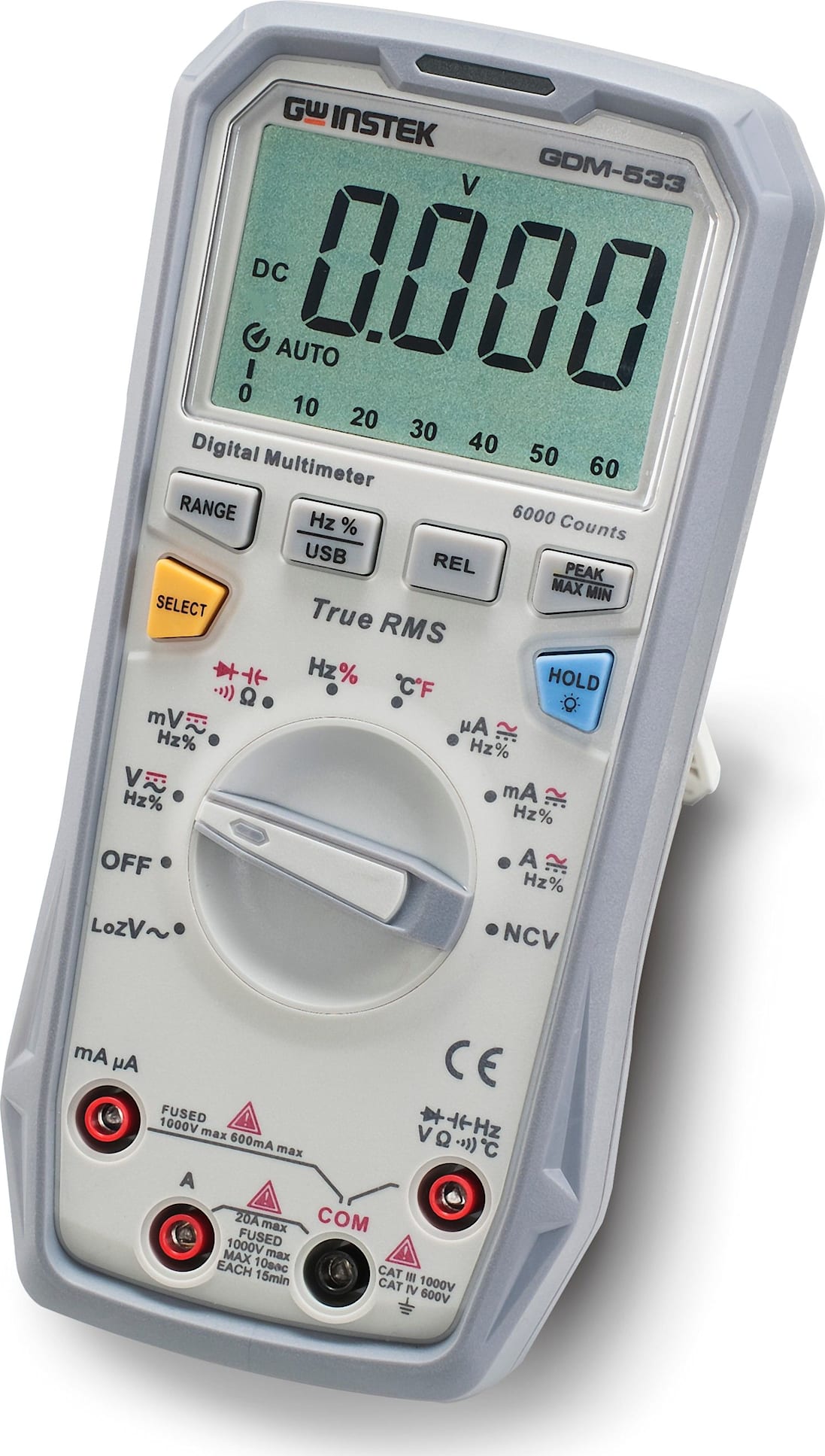 Instek GDM-533 - True RMS Handheld Digital Multimeter