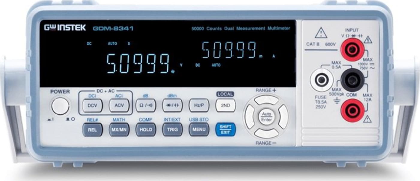 Instek GDM-8341 50,000 Counts Digit Dual Measurement Multimeter