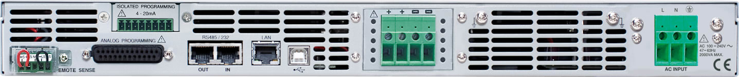 Instek PSU with Isolated Current Remote Control Card