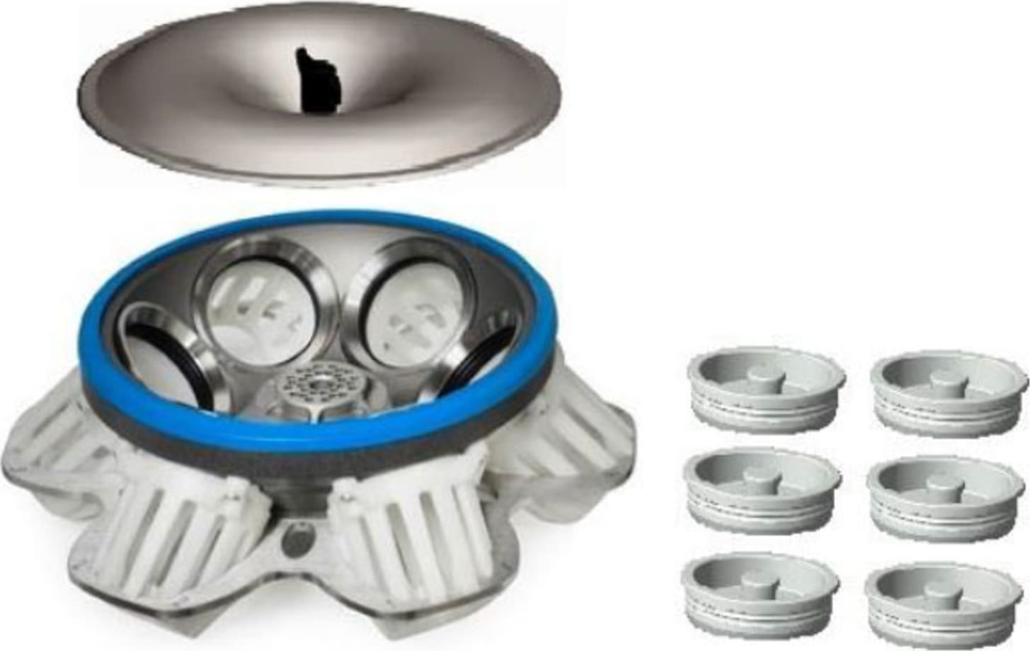 Julabo 9FCROCKET.FLASK Rocket Evaporator 6 Position Flask Rotor