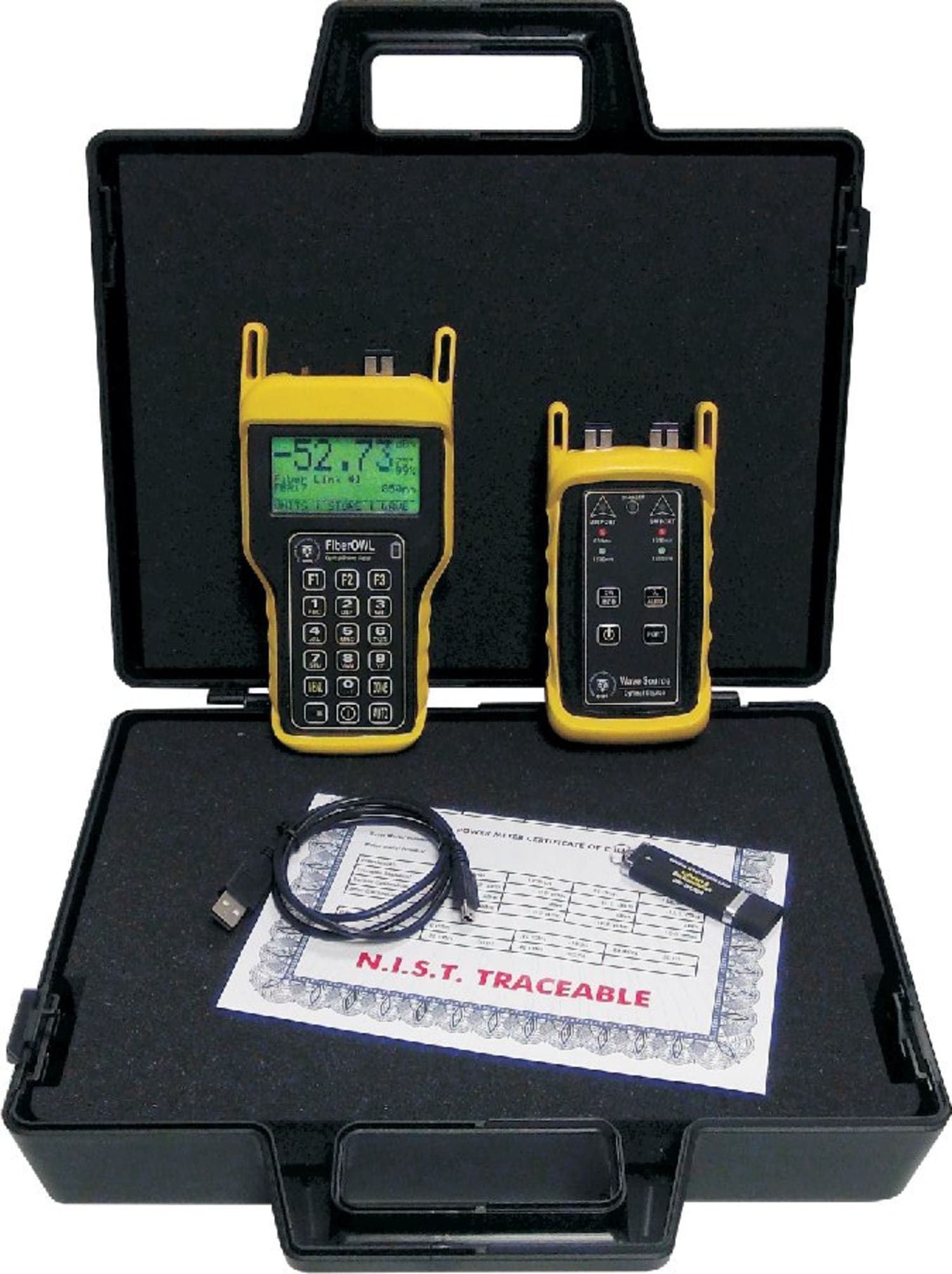 Fiber OWL 4 BOLT / WaveSource SM VFL Test Kit