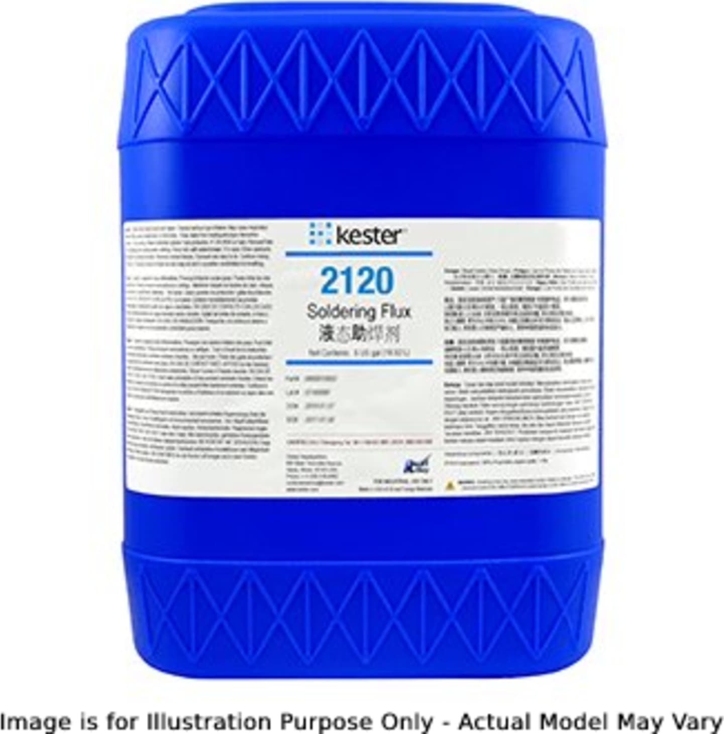 Kester 63-0000-2120 - Soldering Flux, 2120, Halogen-Free, Organic, 1 Gallon