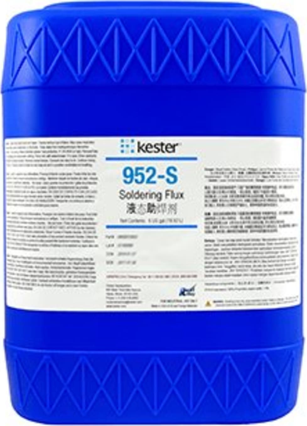 Kester 63-0001-0952 - Soldering Flux, 952-S, Non-Rosin, Organic, 1 Gallon