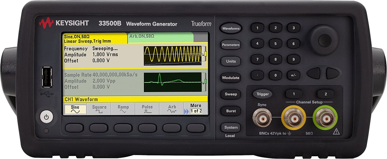 Keysight 33510B - Trueform Waveform / Function Generator (20 MHz / 2 Channel)