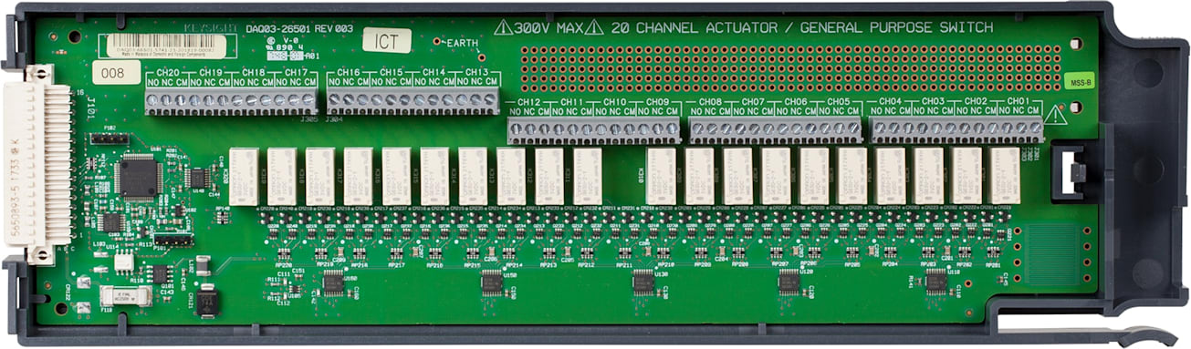 Keysight DAQM903A - 20-Channel Actuator / GP Switch Module for DAQ970A and DAQ973A