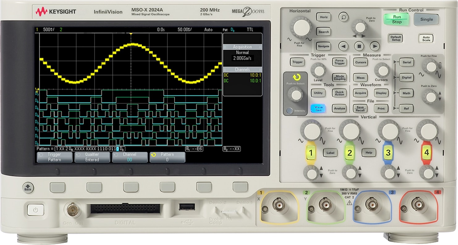 Keysight MSOX2024A - Mixed Signal Oscilloscope