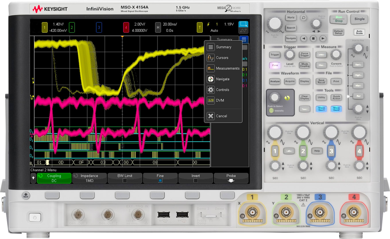 Keysight MSOX4154A - Mixed Signal Oscilloscope