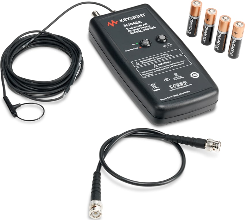 Keysight N7042A - Rogowski AC Current Probe, 30 MHz, 300 A