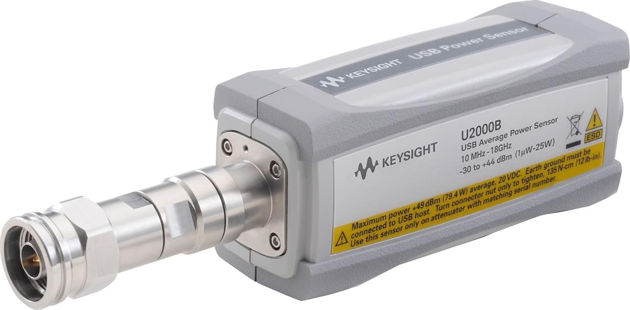 Keysight U2000B - USB Power Sensor (10 MHz to 18 GHz; -30 to +44 dBm)