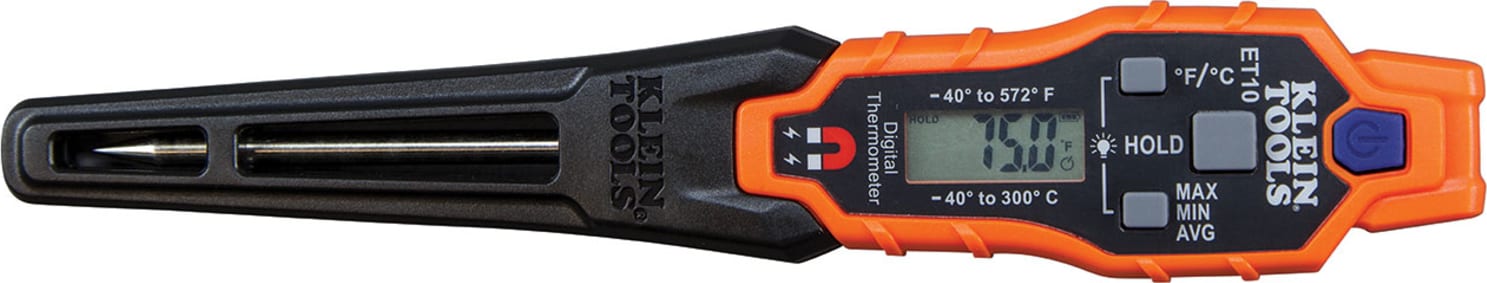 Klein Tools ET10 Magnetic Digital Pocket Thermometer