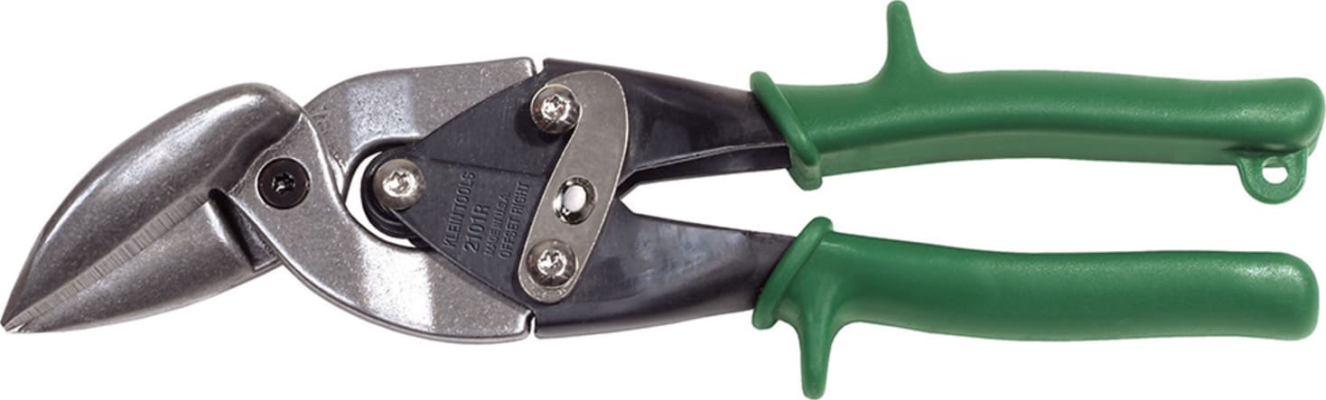 Klein Tools 2101R Offset Right-Cutting Aviation Snips