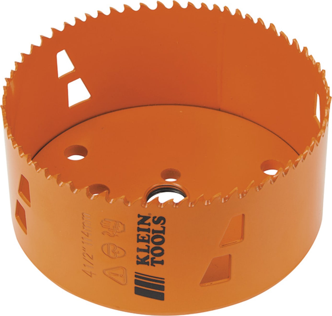 Klein Tools 31972 Bi-Metal Hole Saw, 4-1/2" (114 mm)