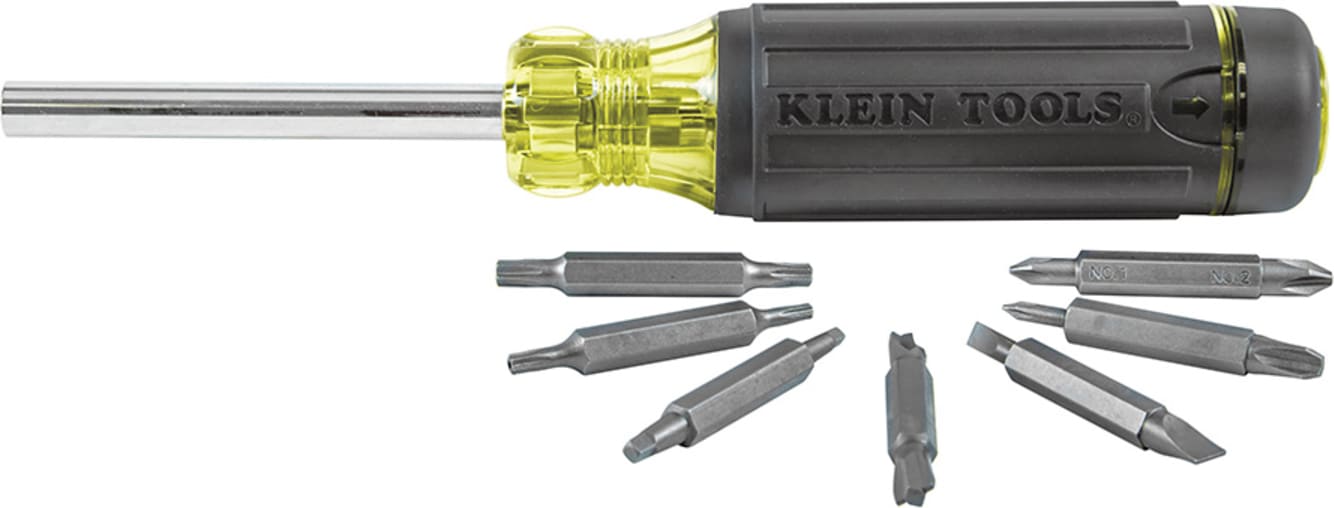 Klein Tools 32290 15-in-1 Multi-Bit Screwdriver with Tip Set
