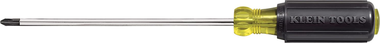 Klein Tools 603-7 2 Phillips Screwdriver 7" (178 mm) Round-Shank