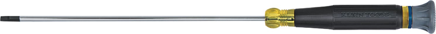 Klein Tools 614-6 Electronics Screwdriver, 1/8" (3 mm) Slotted, 6" (152 mm) blade