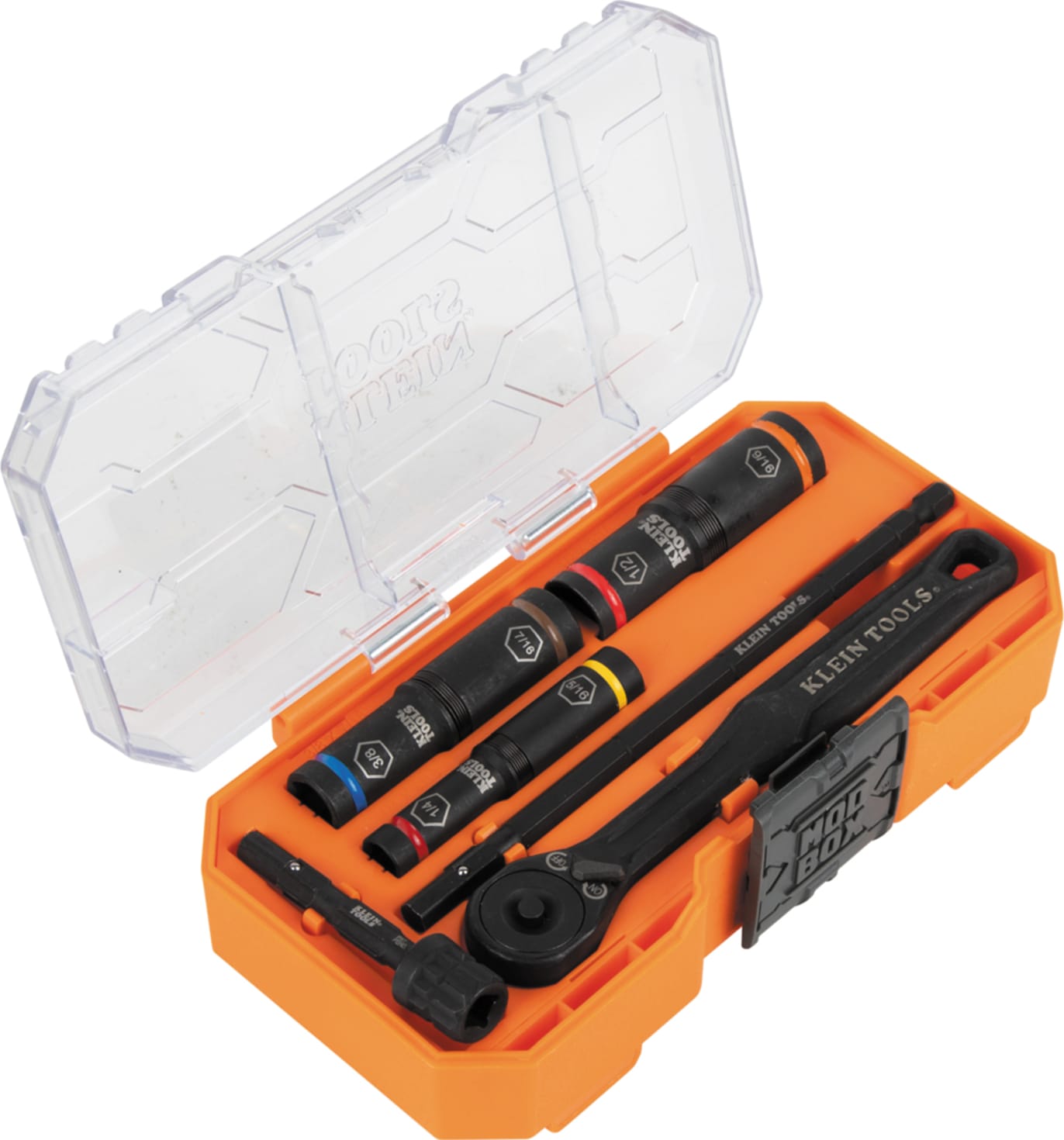 Klein Socket Set Deep Klein Tools 65238 - KNECT Essential Deep-Well Heavy-Duty Flip Socket ...