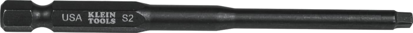 Klein Tools SQ2355 2 Square Power Drivers - 3-1/2" Bit, Pk 5