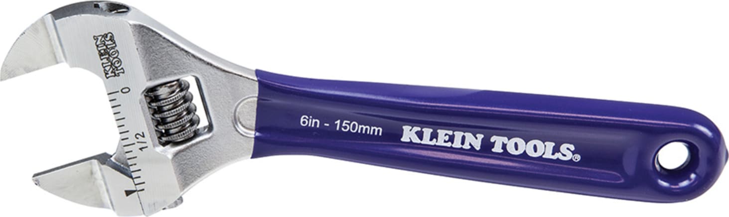 Klein D86934 Slim-Jaw Adjustable Wrench