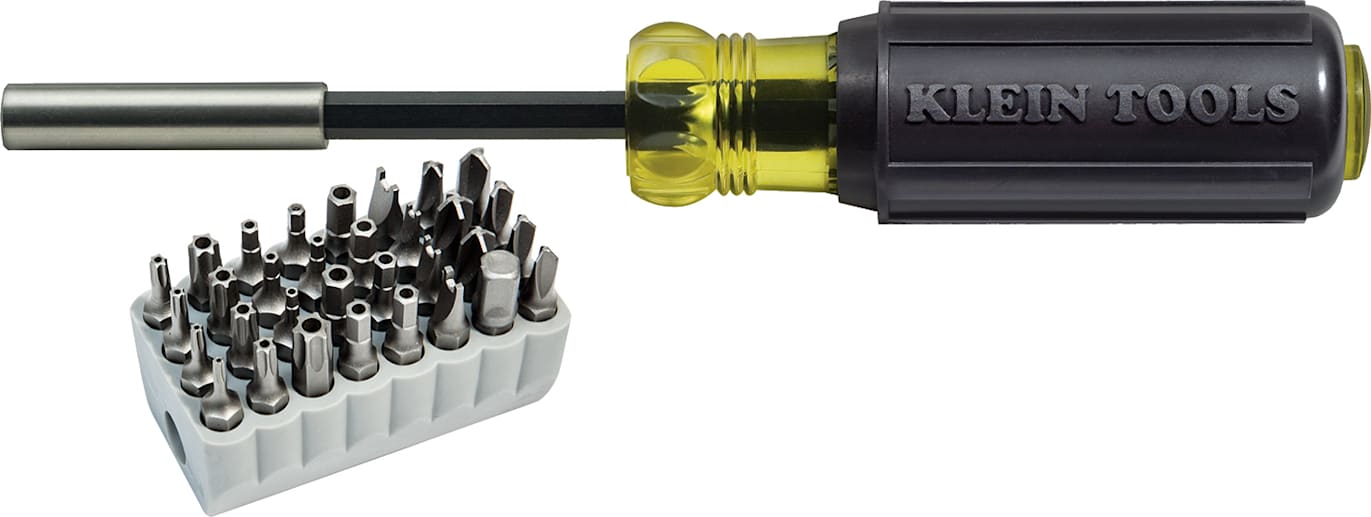 Klein Tools 32510 Tamperproof Magnetic Screwdriver 32 Bits