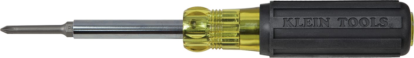 Klein Tools 32559 Extended-Reach Multi-Bit Screwdriver/Nut Driver