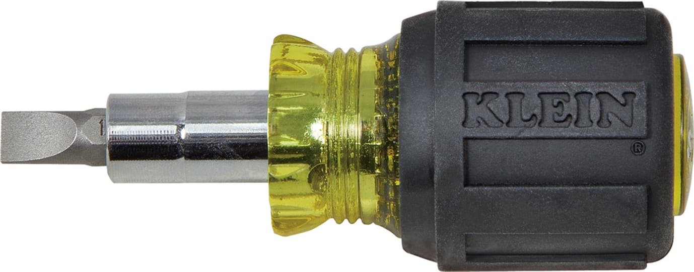 Klein Tools 32561 Stubby Multi-Bit Screwdriver/Nut Driver